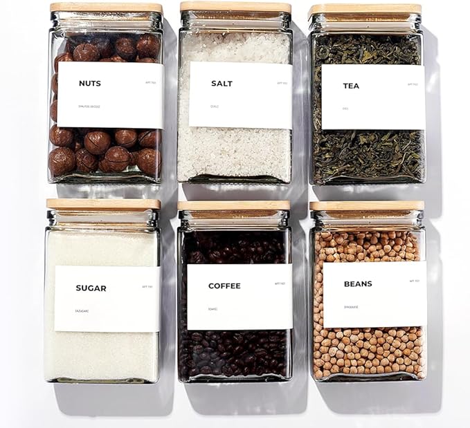 APT 1101 Glass Storage Jars by APT1101