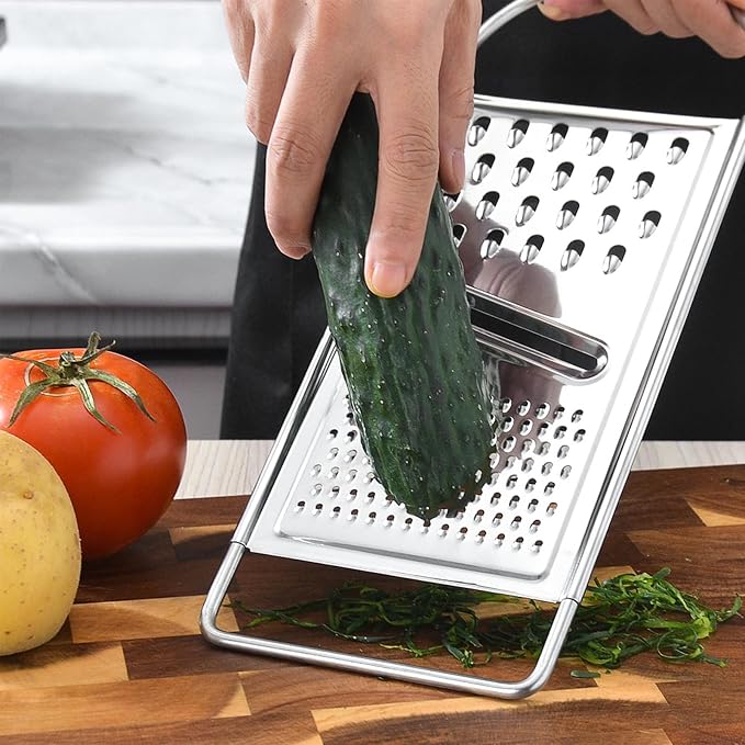 Graters for Kitchen, Cheese Grater Handheld Hand, Mini Cheese Grater Stainless - Image 7