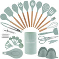 Country Kitchen Non Stick Silicone Utensil Set by CountryKitchen