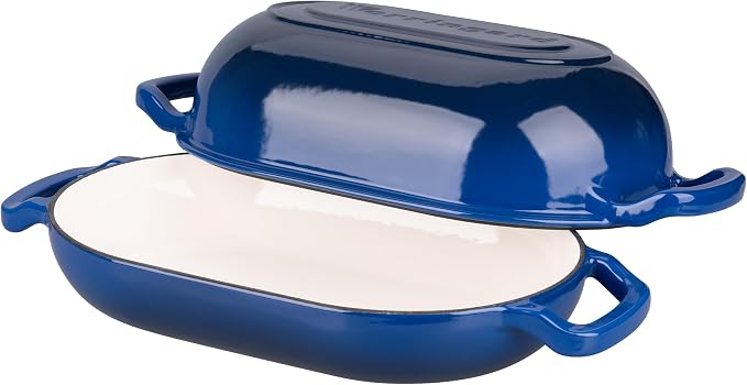 VORRINGARD Enameled Cast Iron Sourdough Bread Oven, Dutch Oven, Loaf Cast Iron - Image 5