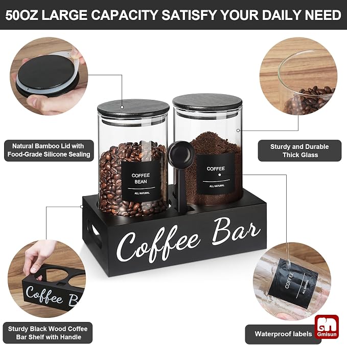 gmisun Coffee Container, Sugar/Tea Holder Containers - Image 6