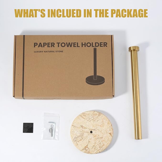Koville Paper Towel Holder Countertop, Standing Paper Roll Holder - Image 9