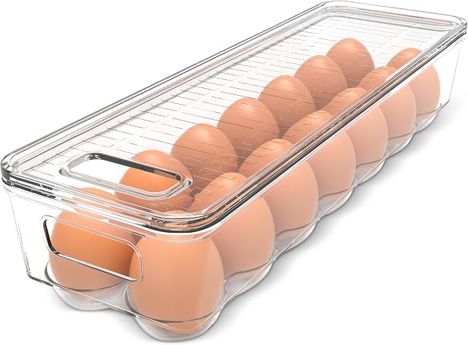 Utopia Home Egg Container With Lid and Handle by UTOPIAHOME