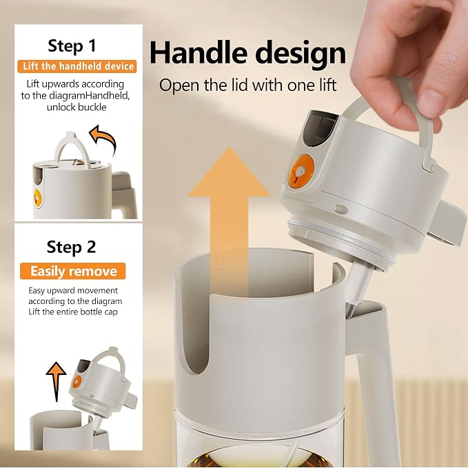 20.3oz/600ml Glass Material 2 in 1 Olive Oil Sprayer - Image 2