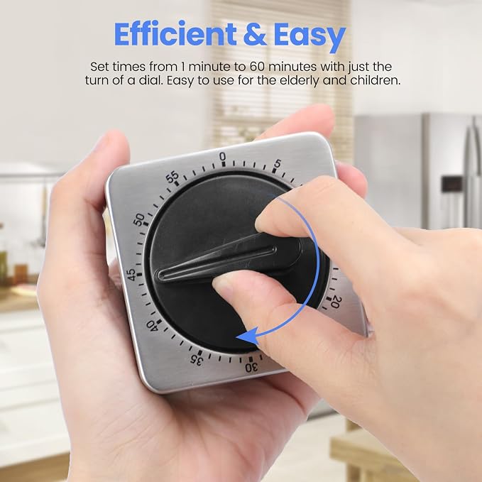 Kitchen Timers for Cooking, Chef Cooking Timer Clock - Image 2