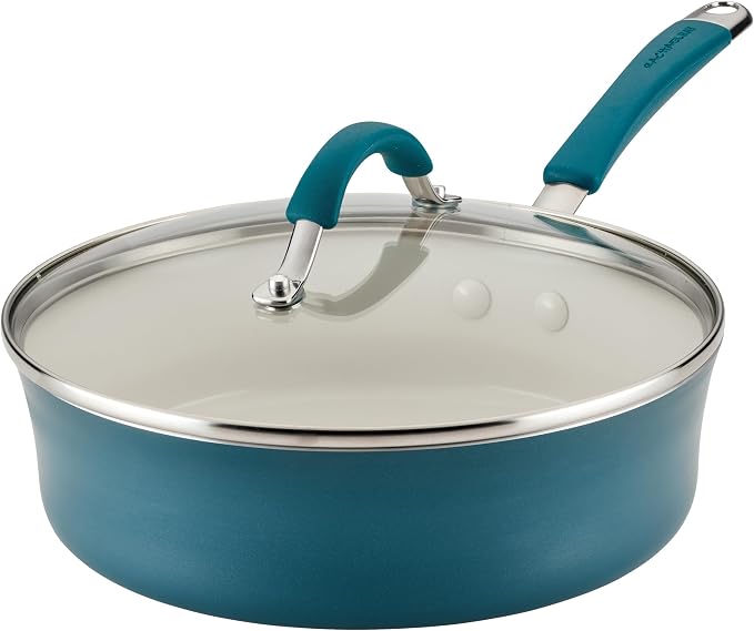 Rachael Ray Cucina Ceramic Nonstick Saute Pan by RachaelRayKitchenware