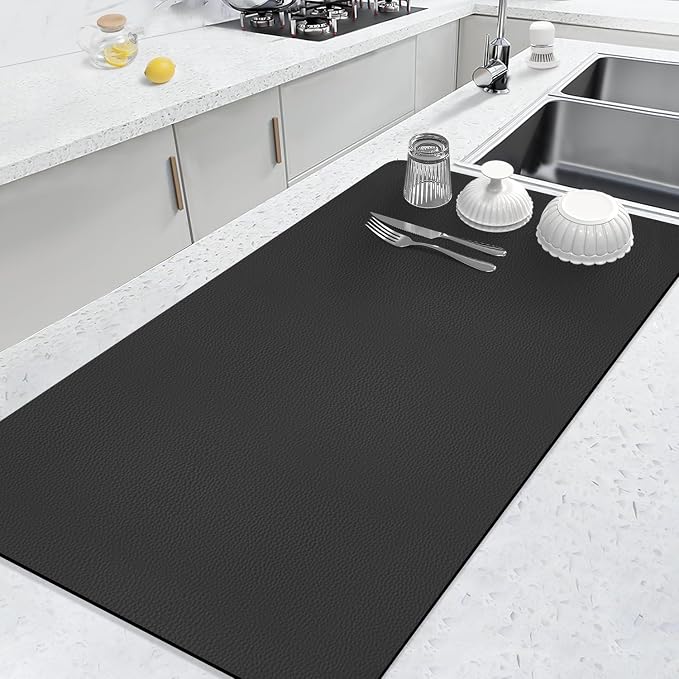 LOPNUR Kitchen Dish Drying Mat, 31.5"x17" Extra Large Dish Drying Mats by LOPNUR