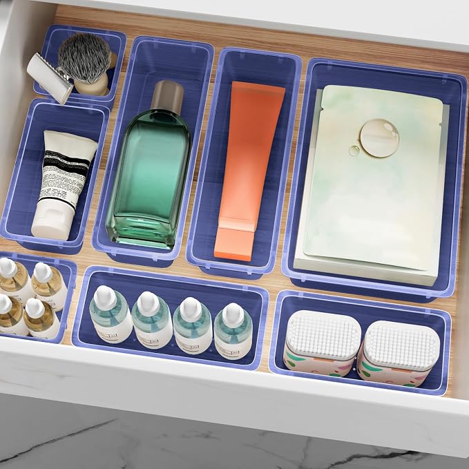ElegantArray 12 PCS Drawer Organizer Set, 4 Sizes Tool Storage Trays - Image 8