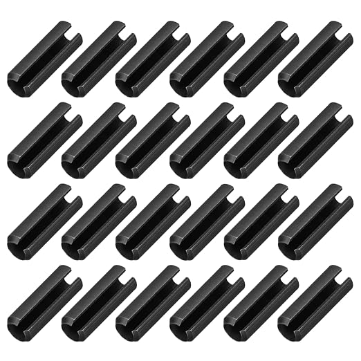 MECCANIXITY 25Pcs Slotted Split Roll Pins 1/2 Inch Dia. 1-2/5 Inch Length 65Mn by MECCANIXITY
