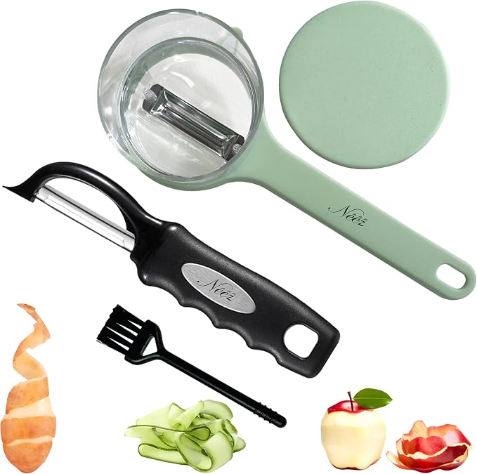 3-Pack Swivel Vegetable Peeler + Fruit Peeler by Neez