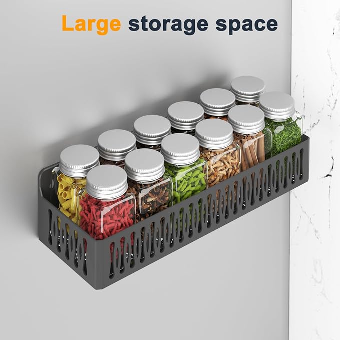 Sevenblue 4 Pack Large Magnetic Spice Rack - Image 4