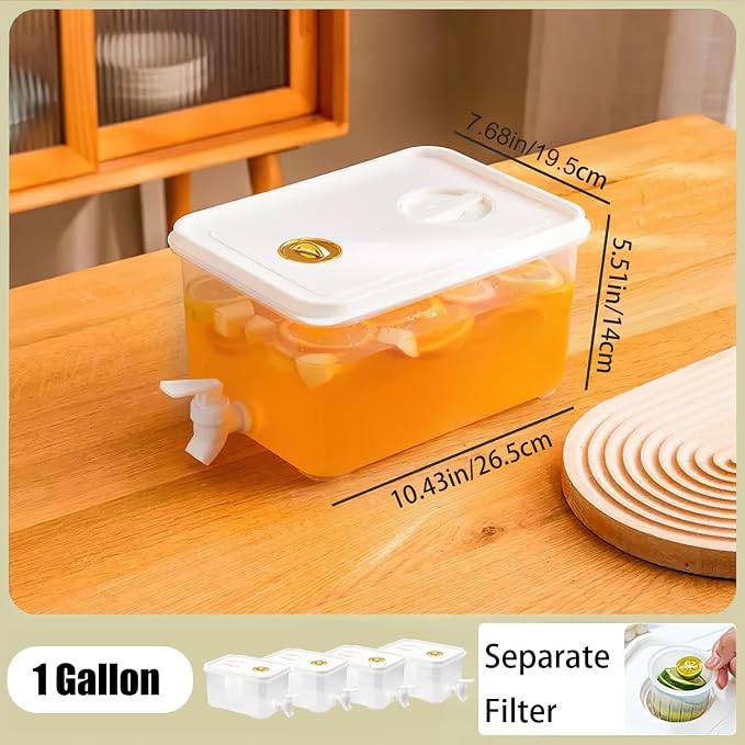 Beverage Drink Dispenser for Fridge, Plastic Beverage Dispenser - Image 6