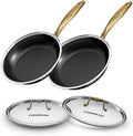 FogDream 10" 11" Stainless Steel Frying Pan by FogDream