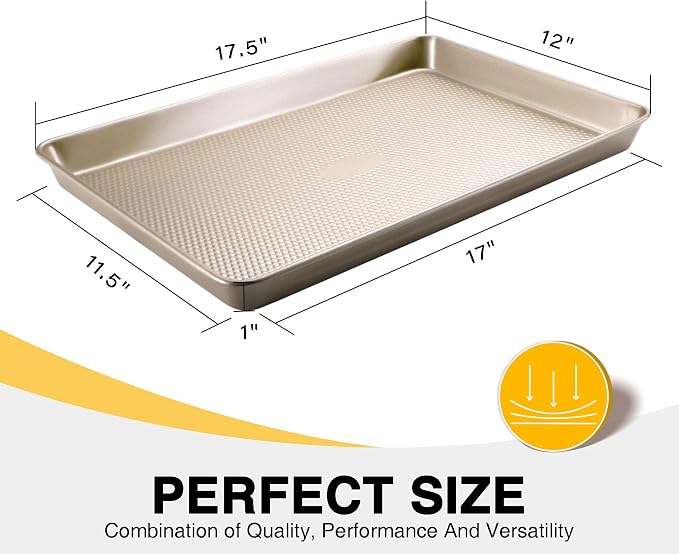 Half Cookie Sheet Pan for Baking - Image 3