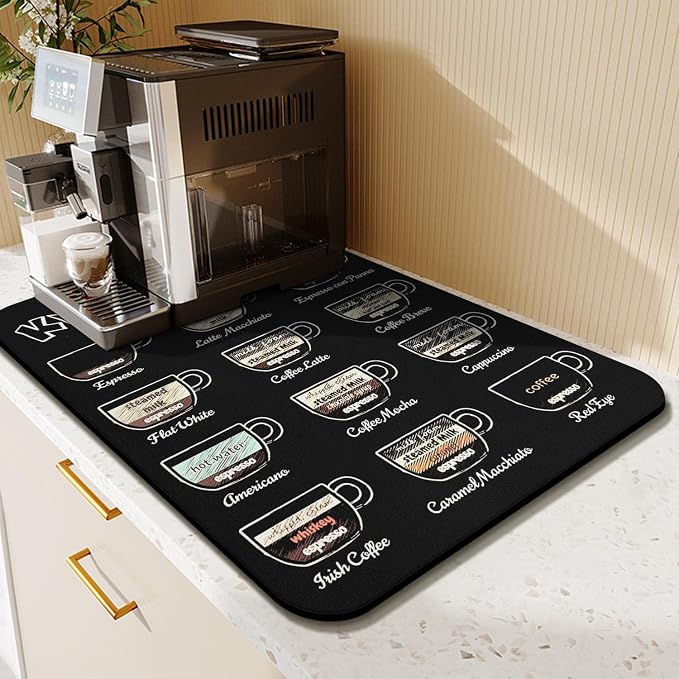 Fun Coffee Mat 23inx15in, Coffee Bar Mat - Image 3