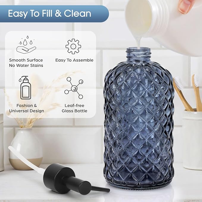 Topsky Gem Glass Soap Dispenser - Image 2