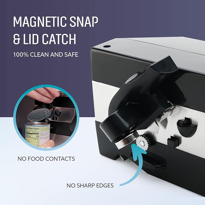 ELITRA HOME 3 in 1 Under the Cabinet Electric Can Opener, Blade Sharpener - Image 7