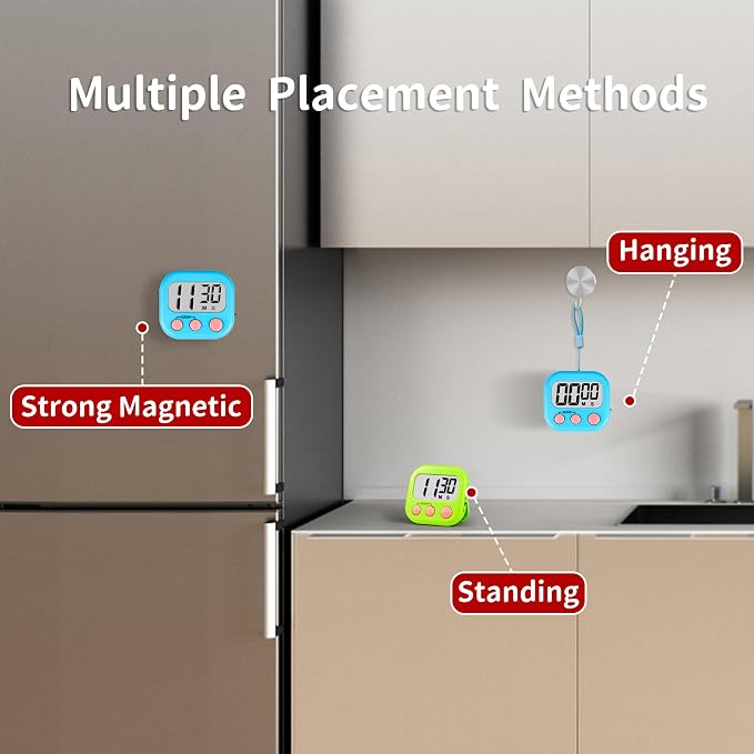 Timer for Kids Teachers Supplies Digital Kitchen Timers for Cooking Large - Image 6