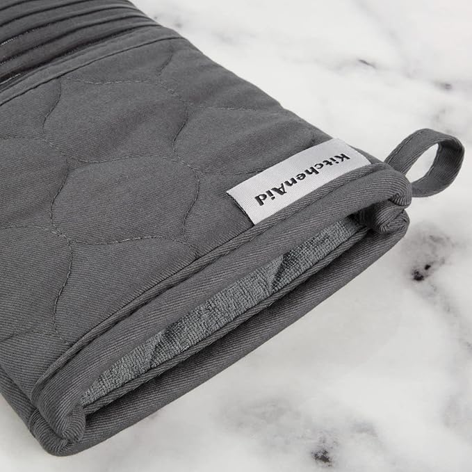 KitchenAid Quilted Cotton Terry Cloth Oven Mitt, Pot Holder, Kitchen Towel - Image 7