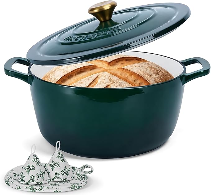 Enameled Cast Iron Dutch Oven by JINCHUFURI