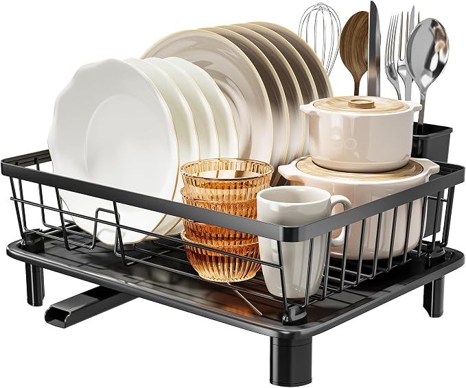 MOUKABAL Dish Drying Rack, Dish Rack, Stainless Steel Dish Racks - Image 3
