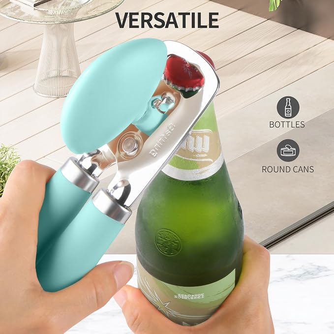 Safring Can Opener Manual, Heavy Duty Stainless Steel Smooth Edge Can Openers - Image 6
