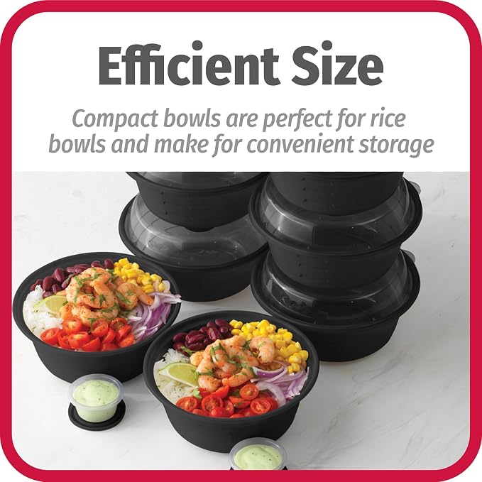 GoodCook 4-Cup Meal Prep Bowls Set - Image 6