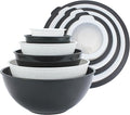 COOK WITH COLOR Mixing Bowls with TPR Lids by CookwithColor