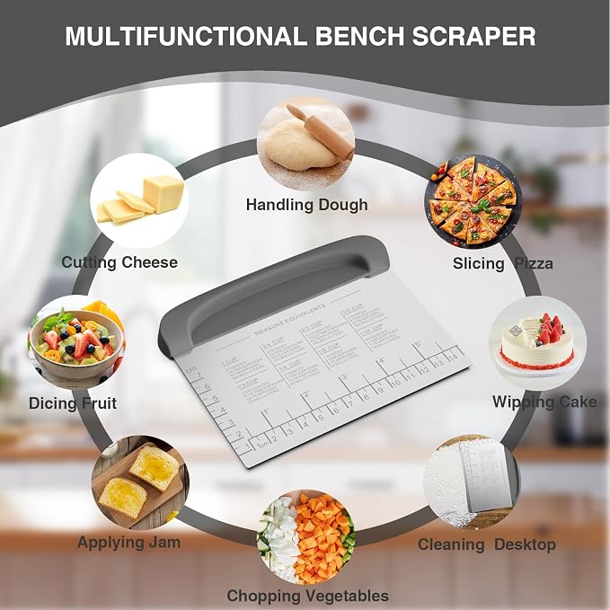 Bench Scraper Dough Cutter Tool - Image 4