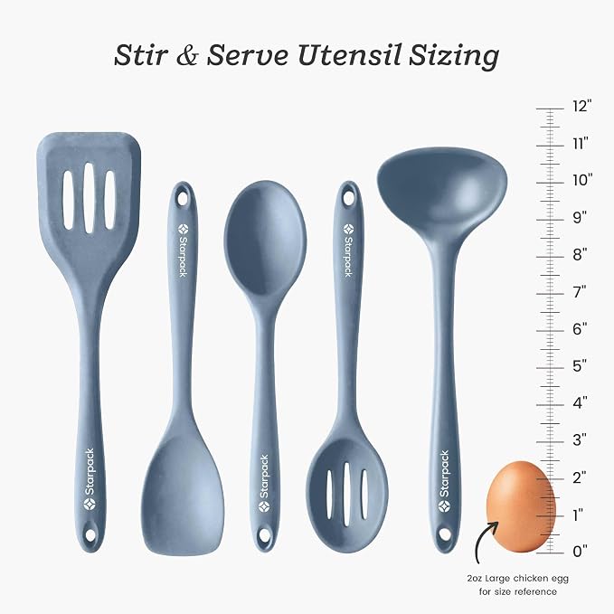 Starpack 'Stir & Serve' Silicone Cooking Utensils Set - Image 4