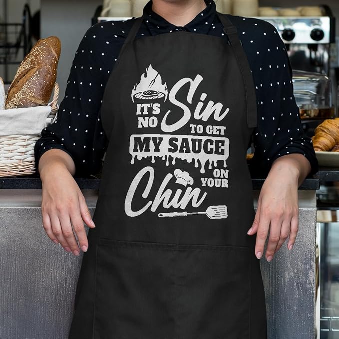 SANDJEST Funny Mens Aprons - Image 3