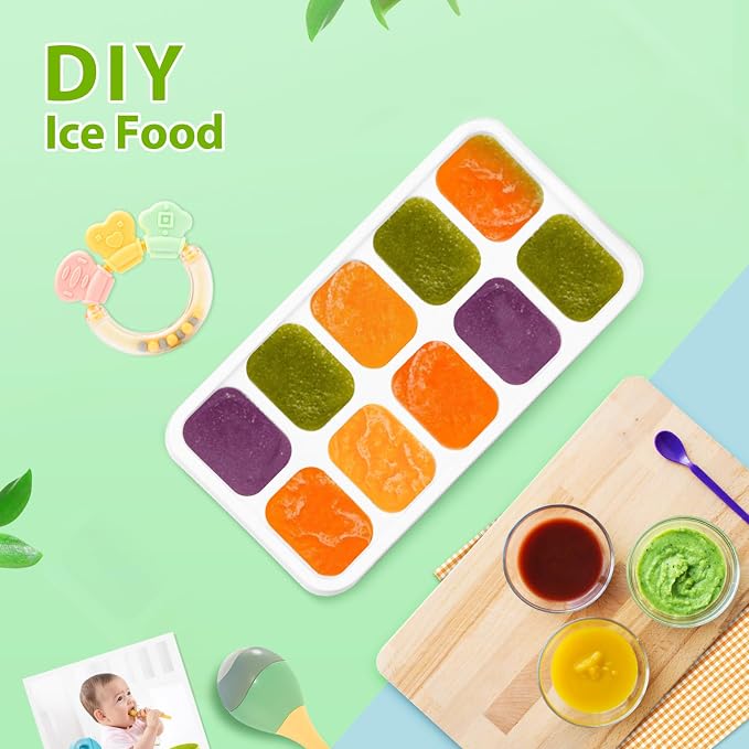 DOQAUS Ice Cube Tray with Lids - Image 5