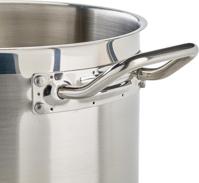 Winco Heavy-Duty Stainless Steel Sauce Pan - Image 8
