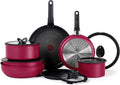 T-fal Ingenio Expertise Non Stick Cookware Set 14 Piece, Oven Broiler Safe 500F by T-falbrand