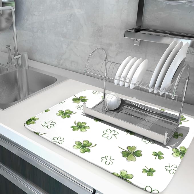 St Patricks Day Dish Drying Mat - Image 5