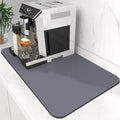 WISELIFE Coffee Mat Super Absorbent Dish Drying Mat Coffee Bar Accessories by WiseLife
