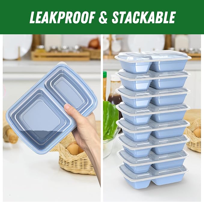 Dealusy 50 Pack 28 oz Meal Prep Containers Reusable - Image 4