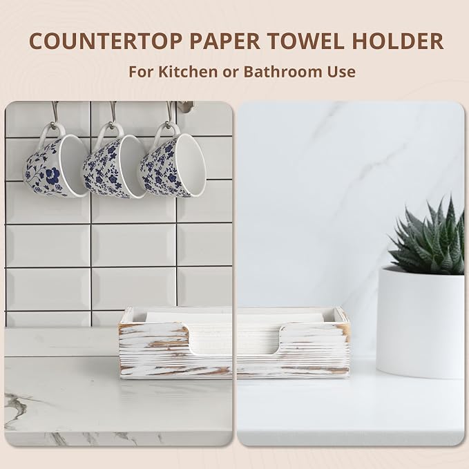 Paper Towel Dispenser Countertop, Commercial Tabletop Tissue Dispenser Tray - Image 3