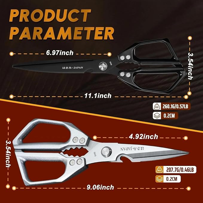 HUUSK Kitchen Shears Set Upgraded - Image 6
