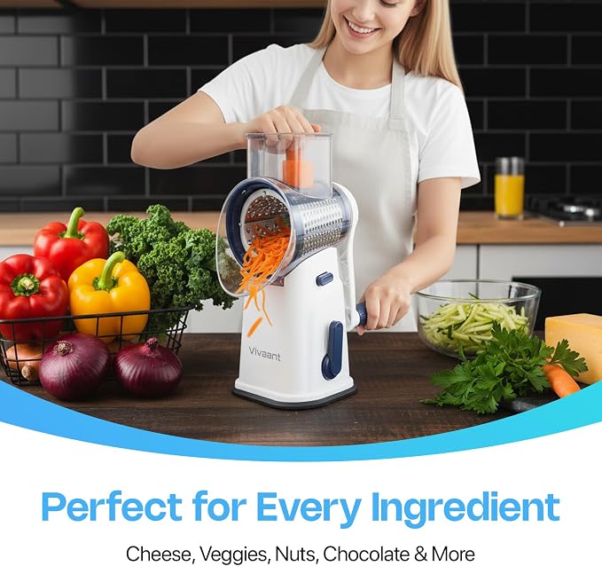 Vivaant Rotary Cheese Grater - Image 6