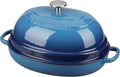 EDGING CASTING Enameled Oval Cast Iron Dutch Oven Pot by EDGINGCOOKWARE