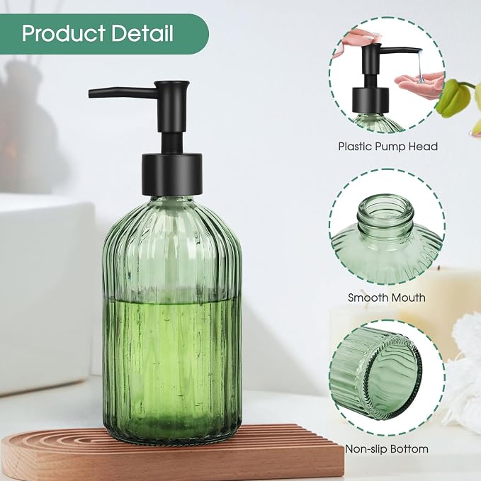 Topsky Glass Soap Dispenser - Image 4