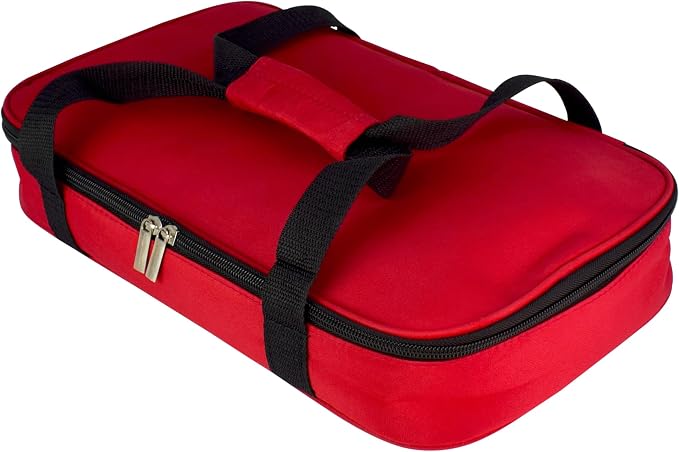 HW1236 Glass Casserole with Insulated Bag, Hiking & Beach Trip-Retains Hot and - Image 3