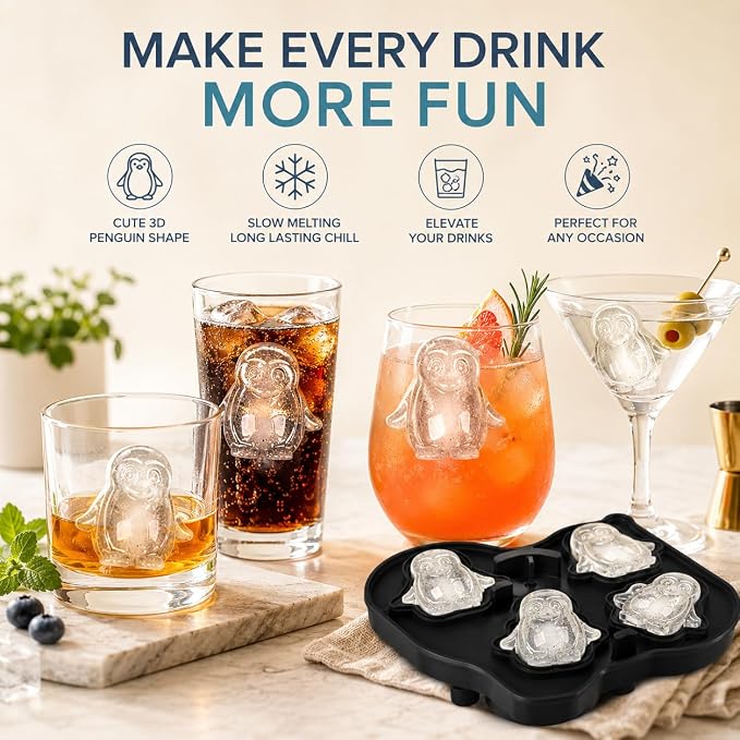Penguin Ice Cube Tray Mold - Image 5