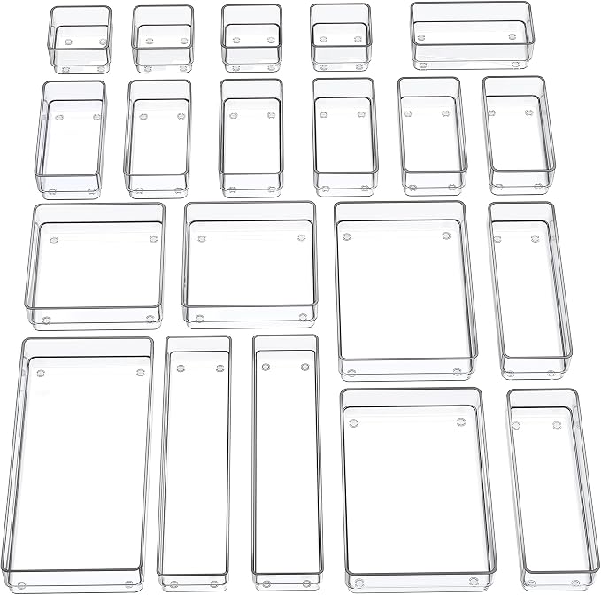 SMARTAKE 20-Piece Drawer Organizer by SMARTAKE