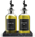Verspace - Clear Glass Olive Oil Dispenser Bottles by Verspace