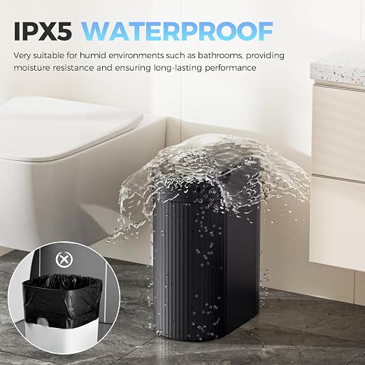 jinligogo 2 Pack 5 Gallon Bathroom Trash Can - Image 4