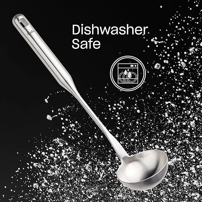 Fissler Essential Soup Ladle, 18/10 Stainless Steel Kitchen Utensil - Image 5