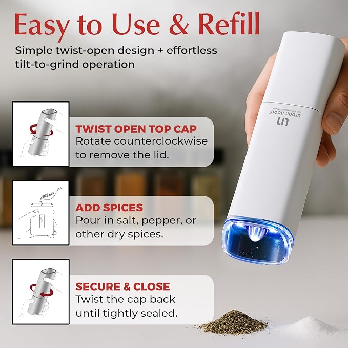 Automatic Salt and Pepper Grinder Set - Image 2