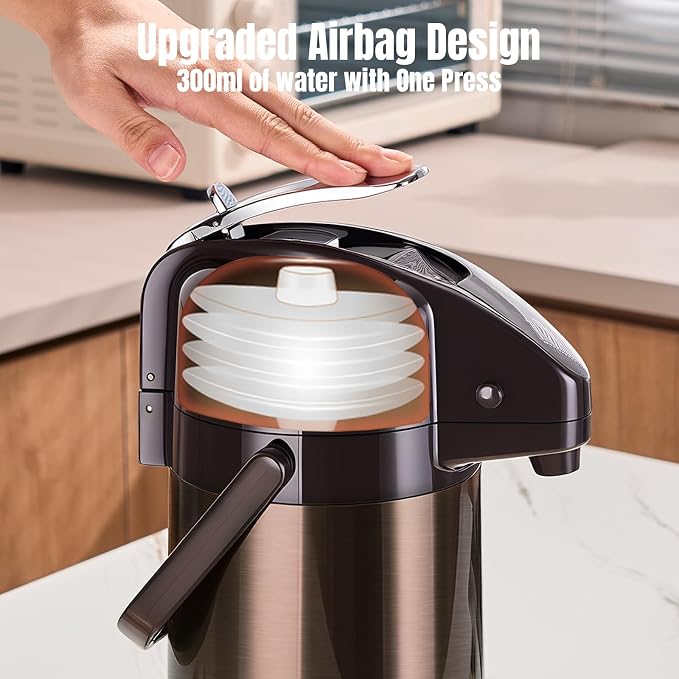 PARACITY Upgraded Airpot Coffee Carafe - Image 7